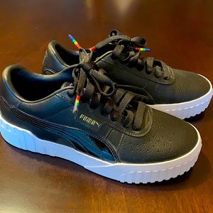 Puma Black and Rainbow 🌈 sneakers